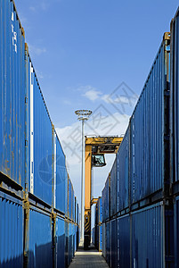 在Limassol塞浦路斯储存场移动起重车集装箱港口货运商业天空贮存贸易命令工业加载机械图片