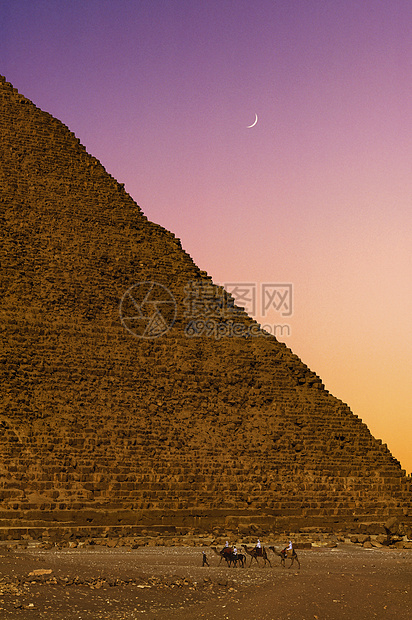 伟大的金字塔文明人物国际建筑学场景背景历史性废墟月亮文化图片