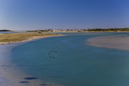 蓝河海峡海洋高清图片