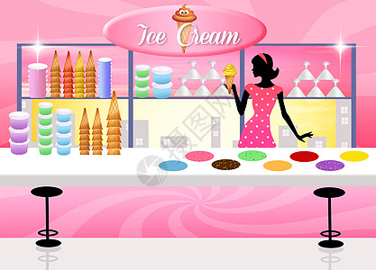 冰霜产品饼干坚果奶油海报杯子食物小吃店铺冰淇淋图片