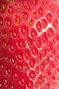 草莓宏观小吃绿色饮食食物甜点水果浆果图片