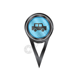 Pin 标志车插图按钮货物送货金属机器网络玻璃运输出租车图片