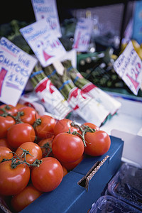 市场滞期销售的番茄图片