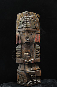 古代玛雅神像文化数字艺术人工制品考古学石头雕像宗教上帝雕塑图片