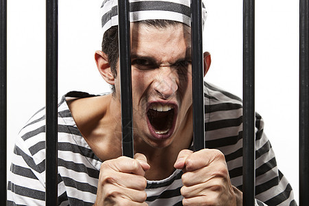 犯人在监狱里大喊大叫图片
