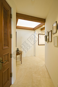 家里的空走廊场景建筑学家庭房间镜框通道门厅空白入口天空图片