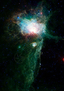 在空间和星云的星域星际纺纱活力螺旋气体渲染天文学星系灰尘星座图片
