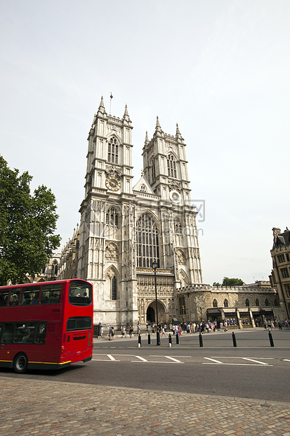 威斯敏斯特修道院和蓝天空建筑教会建筑学英语城市图片