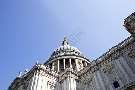 伦敦圣保罗大教堂下面的视图风格教会英语宗教特写大教堂文化图片