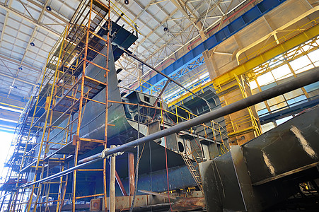 造船船工船运港口工程制造业起重机脚手架仓库货物海军图片