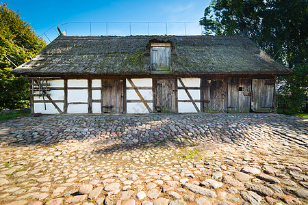 波兰旧农村谷仓     十九世纪图片