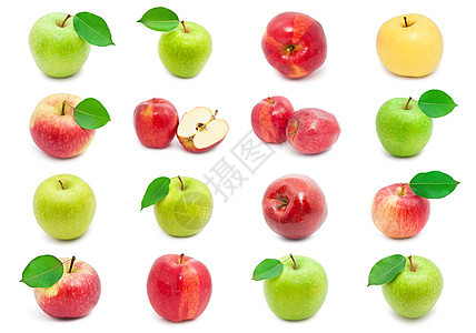 苹果营养绿色饮食农业红色叶子白色节食水果果汁图片