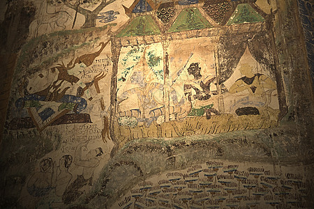壁壁画扫管绘画文化古董手工生活旅行历史宗教寺庙图片