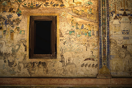 壁壁画历史艺术文化古董手工扫管旅行生活宗教绘画图片