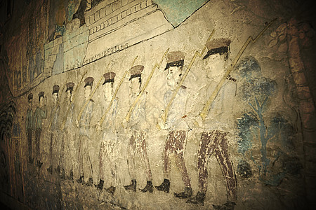 壁壁画历史手工绘画扫管旅行古董寺庙艺术生活文化图片