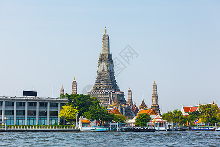 曼谷Wat Arun建筑寺庙景观宗教扫管地标日落文化建筑学城市图片