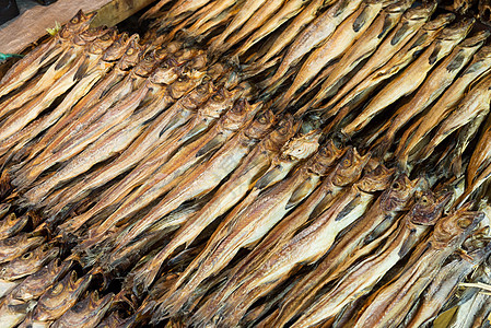 干咸咸鱼腌鱼市场盐渍国王美食海鲜图片