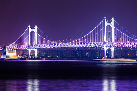 釜山吊桥城市景观建筑学建筑市中心金融踪迹海景商业运输图片