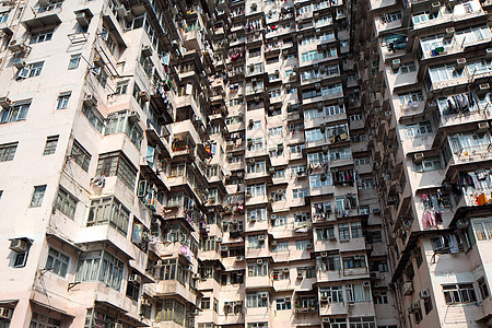 香港旧大楼建筑人口贫困贫民窟城市建筑学生活民众公寓市中心图片