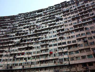 香港旧大楼公寓贫民窟建筑学民众生活城市市中心人口贫困住房图片