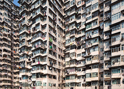 过分拥挤的住宅楼建筑市中心贫困生活建筑学城市人口贫民窟民众住房图片