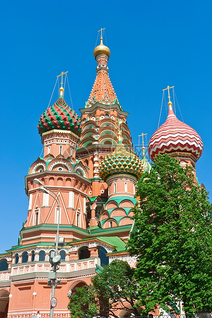 莫斯科圣巴西尔大教堂旅行宗教崇拜天空中心建筑学博物馆大教堂红色圆顶图片