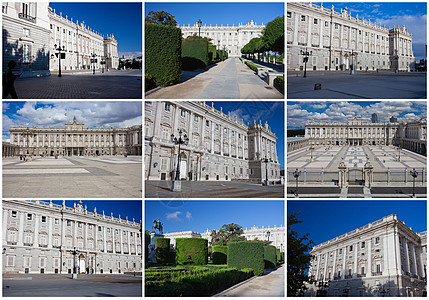 马德里皇宫吸引力国王住宅地标皇家历史建筑学正方形城堡风格图片