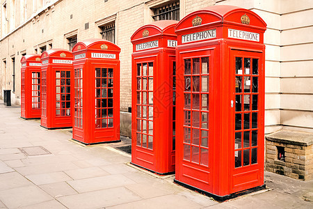 伦敦红色电话盒生活电话文化摊位城市街道花园英语旅游旅行图片