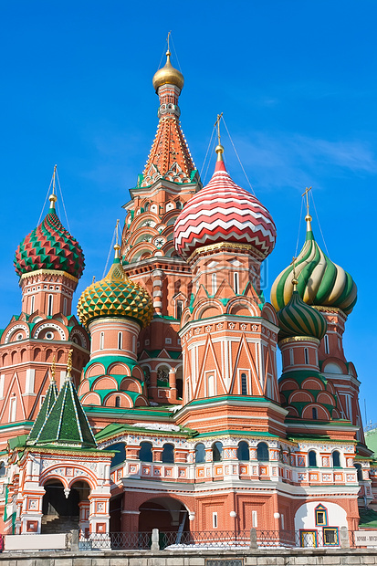 莫斯科圣巴西尔大教堂大教堂宗教天空历史中心旅行正方形建筑学首都博物馆图片