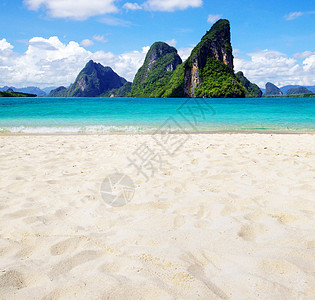 海 海热带晴天太阳支撑阳光旅行海景冲浪海浪海岸图片