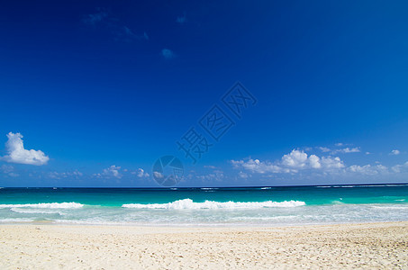 热带海洋海浪天空太阳海岸海景蓝色阳光旅行晴天假期图片