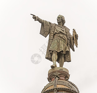 西班牙巴塞罗那哥伦布哥伦布雕像纪念碑冒号地标图片