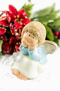圣婴天使和香肠梦幻白色数字陶瓷天堂信仰魔法天使宗教孩子图片