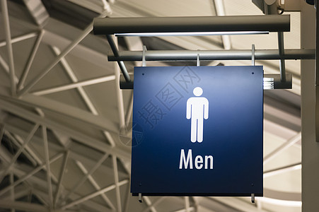 卫生间指示牌男性厕所 男性洗衣间标志标记 公共建筑建筑结构背景