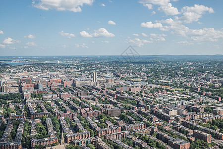 波士顿市中心城市景色花园技术库存公园商业学校劳动市场摩天大楼交通图片
