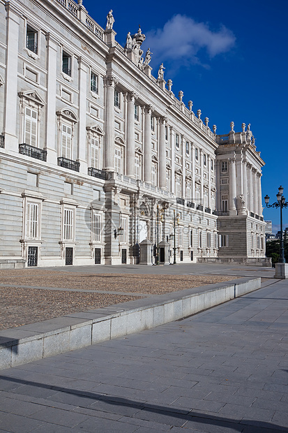 马德里皇宫地标城堡国家广场住宅国王旅行风格旅游皇家图片