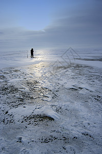 冬冬钓爱好渔夫蓝色图片