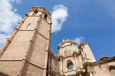 西班牙巴伦西亚-大教堂的外表图片