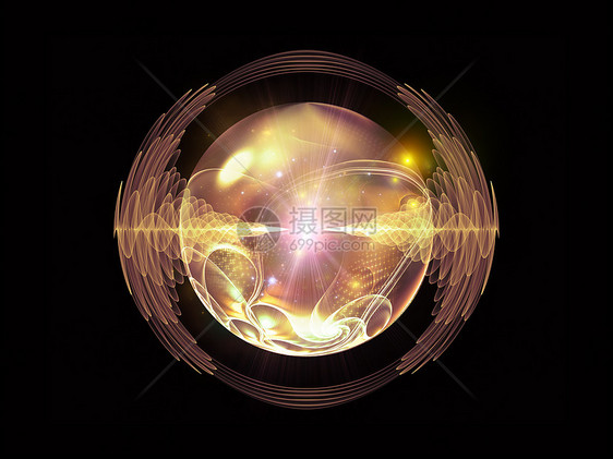 波波粒能源物质光子辐射炼金术金子数学量子插图物理质量图片