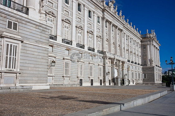 马德里皇宫建筑学历史旅行城堡住宅国王风格宫殿地标皇家图片