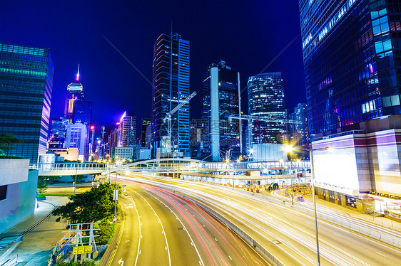 香港繁忙交通市中心踪迹公司城市建筑商业金融景观办公室地标图片