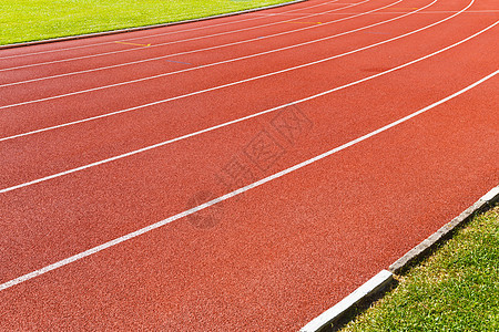 奔跑马场空白小路运动员红色运动比赛体育场车道校园背景图片