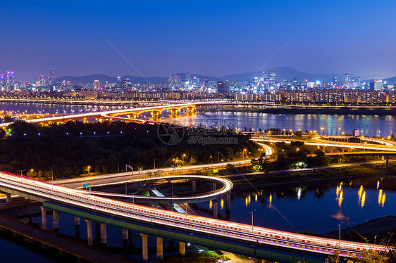 首首城市之夜大桥天际建筑日落住宅城市踪迹团伙天空景观图片