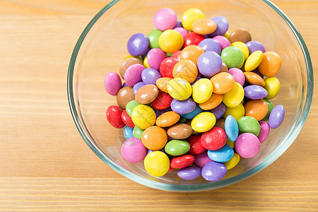 碗中的糖果甜点小吃白色巧克力棕色红色粉色宏观橙子团体图片