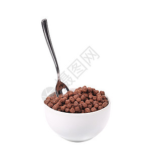 燕麦巧克力粮食脆片麦麸麦片儿童谷物勺子可可味小吃奶制品图片