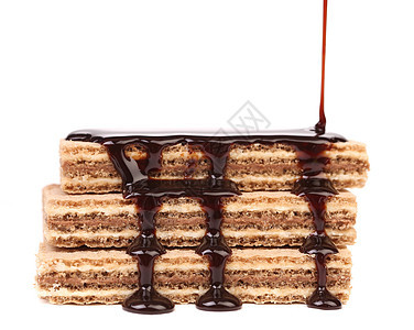 巧克力的木桩饼瓦楞糕点面粉包子坚果饼干糖果赌注晶圆甜点图片