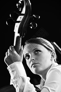 美丽的大提琴家乐器艺术交响乐娱乐女子音乐会音乐家女孩大提琴手天赋图片