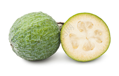 Feijoa 水果绿色白色食物味道芳香异国美食情调热带图片
