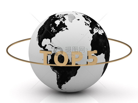 托普5号在环绕地球的金环上图片