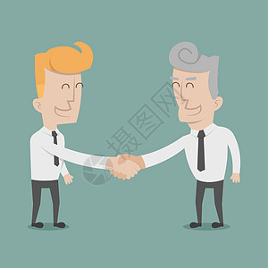 商务人士握手握手协议人士男人会议工作团队团体合伙朋友们合同图片